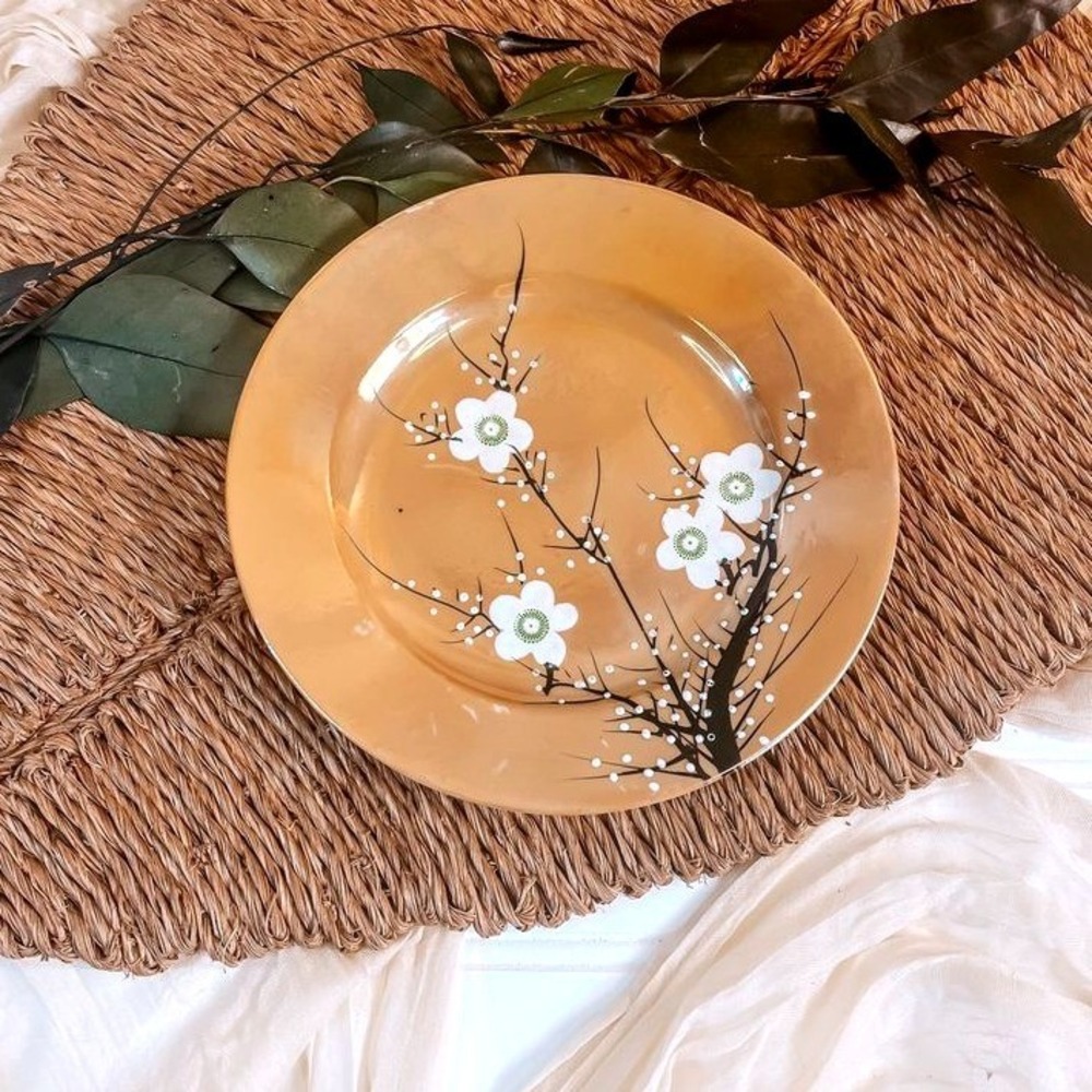 Hand Painted Japanese Plate Vintage‎